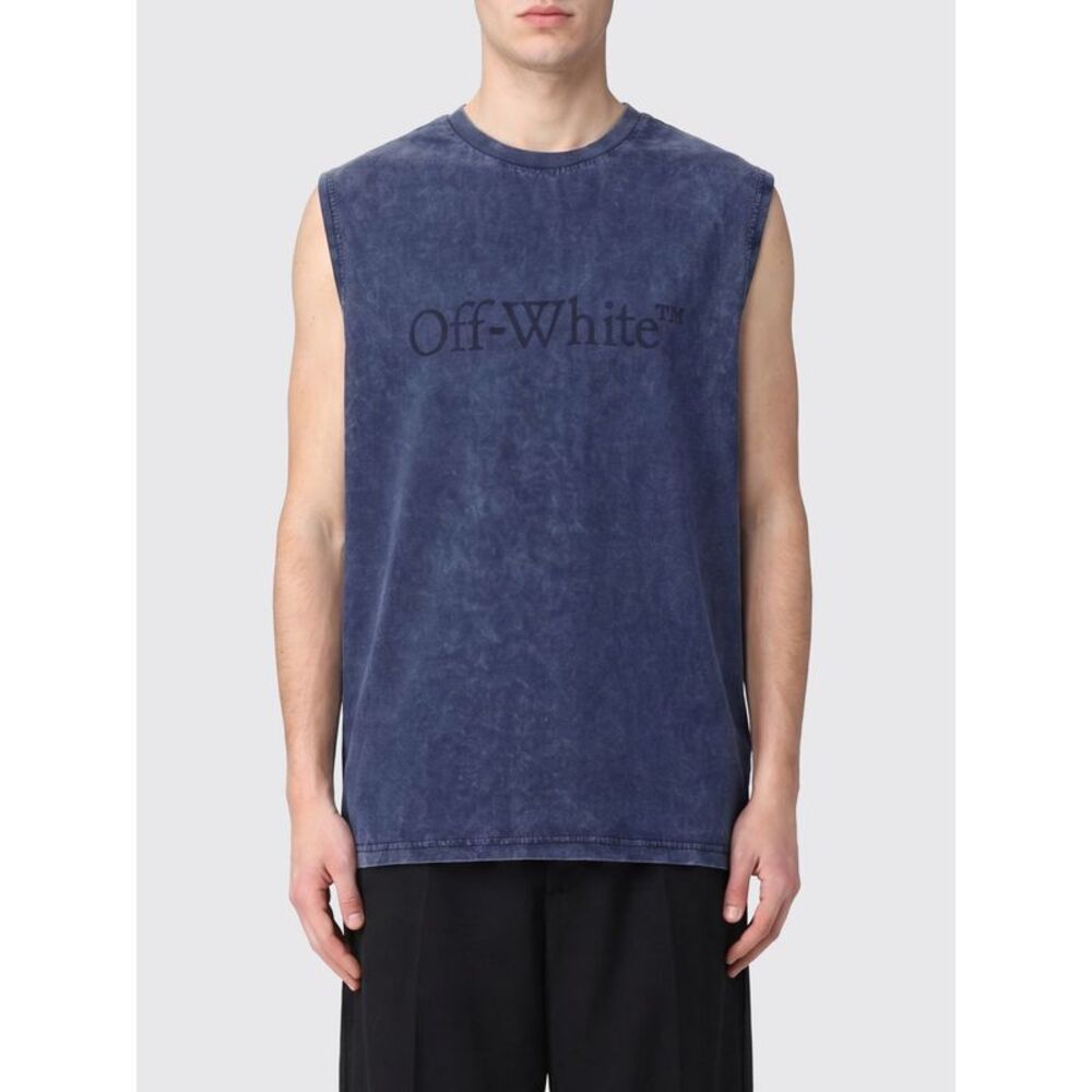 Off-White T-Shirt Men Blue